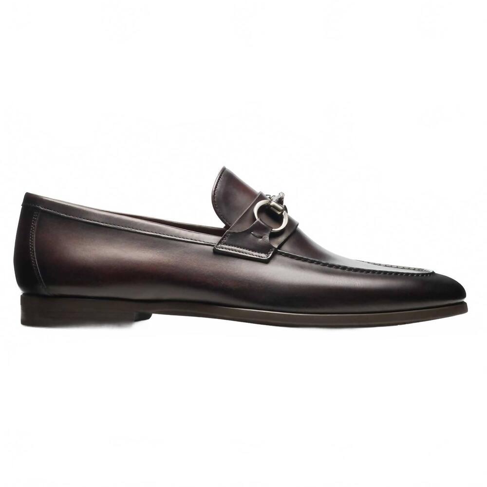 NEW MAGNANNI men's diago 2 bit loafer in brown